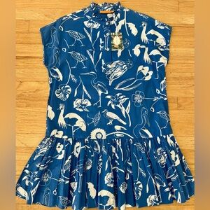 Oliphant Audubon Blue Cap Sleeve Mini - size S